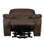 Brookings - Power Lift Recliner With Heat & Massage - Brown