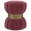 Inez - Round Upholstered Ottoman