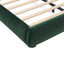 Upholstered Simple Modern Bedroom Bed With Curved Headboard