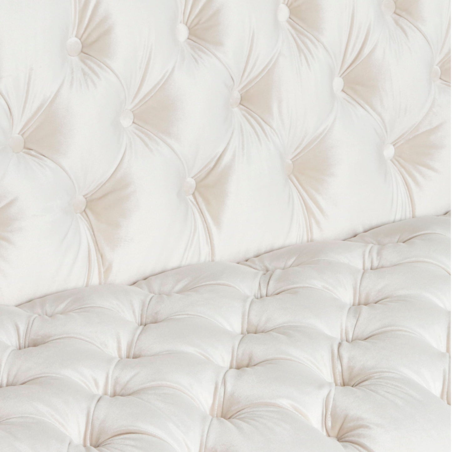 Contemporary 3 Seater Sofa With Button Tufting