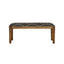 Upholstered Bench - Black