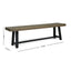 Cloud - Outdoor Bench With Acacia Wood Frame And Slat Panel Design