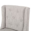 Vienna - Contemporary Fabric Tufted & Wingback Counter Stools (Set of 2)