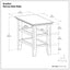 Acadian - Narrow Side Table, Handcrafted