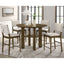Crispin - Round Counter Height Dining Table - Brown