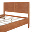 Classic Platform Bed Frame With Panel Headboard