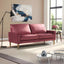 Upholstered Loveseat Sofa, 2 Seater Couch For Living Room Apartment