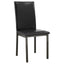 Upholstered Side Chair (Set of 2) - Black
