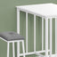 3 Pieces Dining Set, Counter Height, Rectangular, Small, Contemporary & Modern