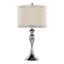 Ashland - Contemporary Table Lamp With Trim (Set of 2) - Polished Chrome / Cream