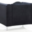 Contemporary Sloped Arm Chair