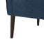 Contemporary Upholstered Club Chair With Button Tufting