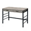 Disho - Weathered Writing Desk With USB - Oak