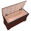 Chest With Curved Moldings And Bracket Feet - Brown