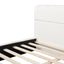 Upholstered Platform Bed Frame With Soft Boucle Headboard