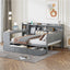 Daybed With 3 Drawers USB Ports And Desk