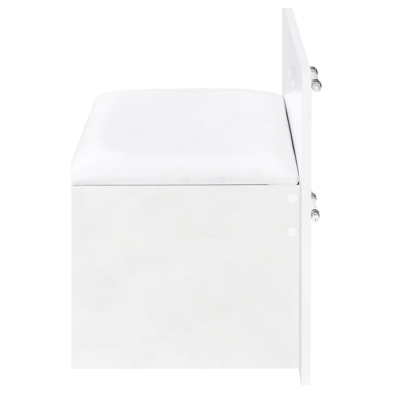 Kerr - 2 Drawer Makeup Vanity Table With Mirror And Stool