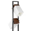 Bento - Contemporary Floor Lamp - Black / Walnut / White