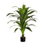 47" Tall, Artificial Plant, Dracaena Tree, Indoor, Faux, Fake, Floor, Greenery, Potted, Real Touch, Decorative - Green / Black
