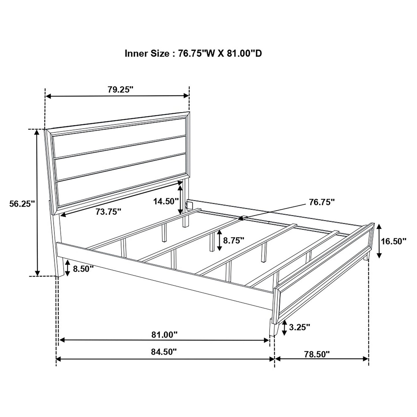 Carina - Panel Bedroom Set