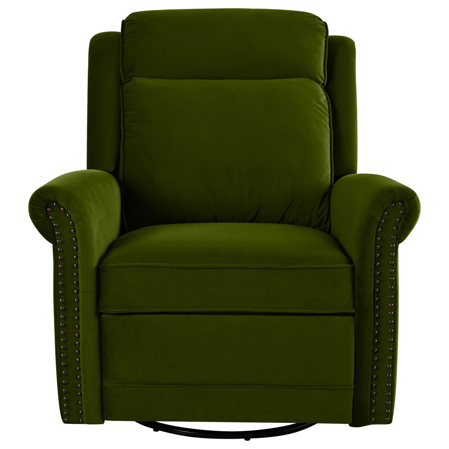 360 Degrees Swivel Recliner Manual Rocking Recliner Home With Adjustable Backrest