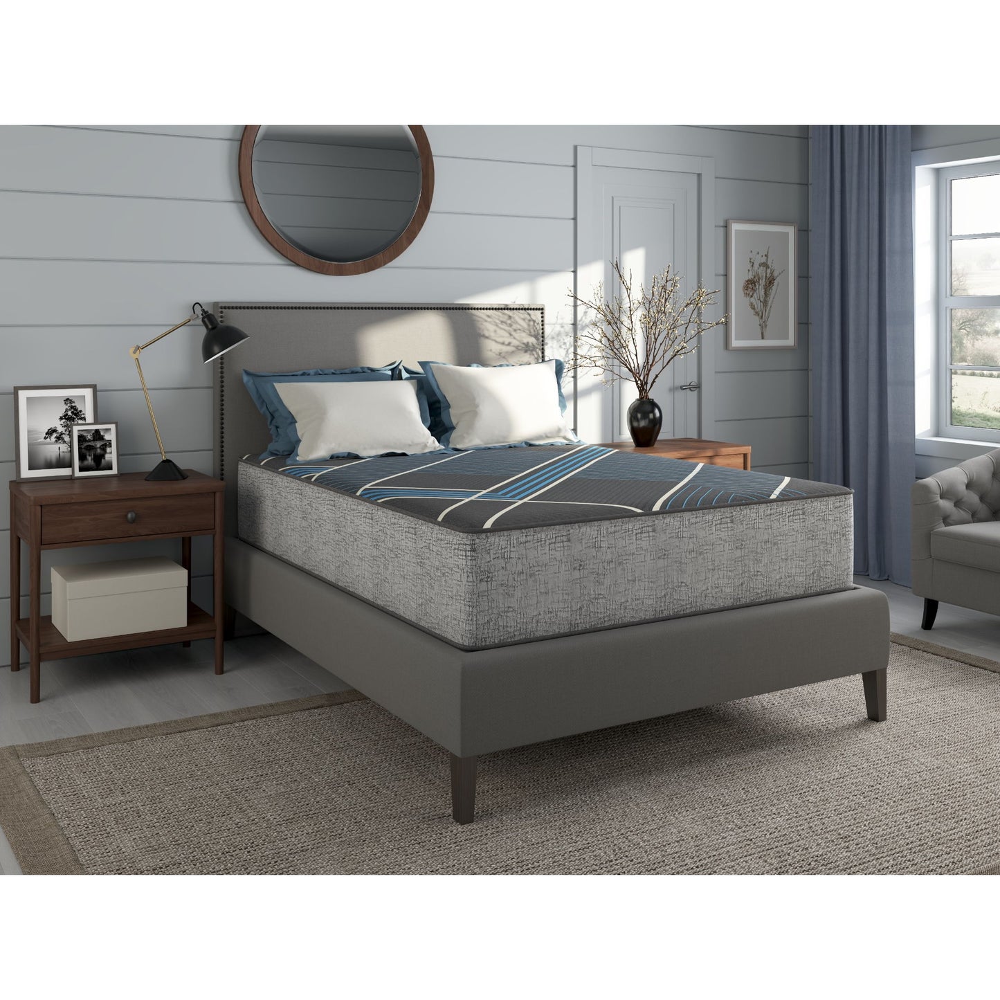 Tempagel - 13" Lux Firm Mattress With Cooling And Support