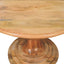 Round Turned Dining Table - Oak