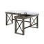 Talmar - Marble Top Weathered Writing Desk With Lift Top