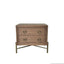 2 Drawer Nightstand With USB - Latte