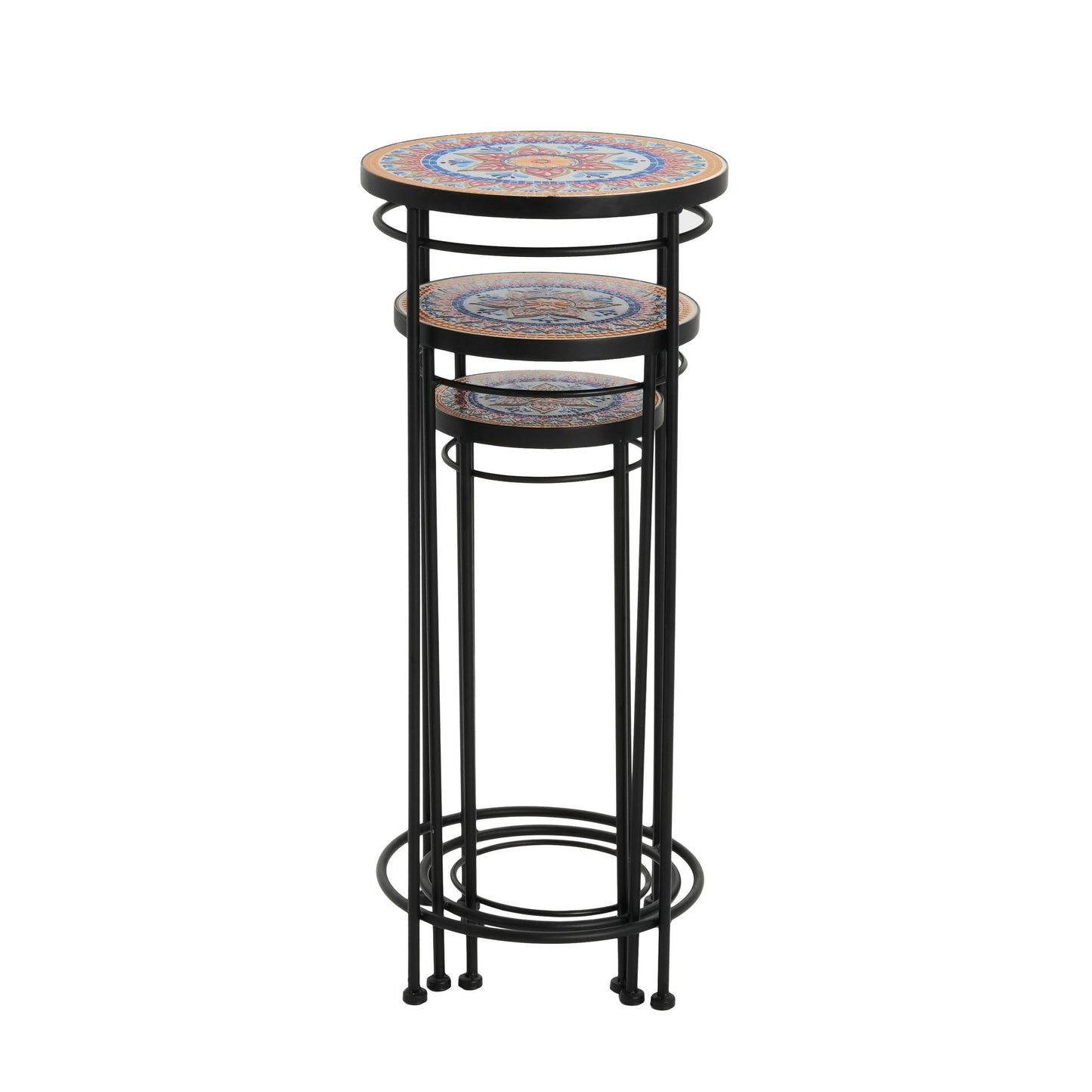 Wesley - Plant Stand - Black / Red