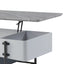 Wilkins - High Gloss Coffee Table With Lift Top - Gray / White