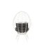 Galzed - Patio Lounge Chair - Black / White