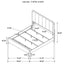 Bernardo - Eastern King Upholstered Bed - Nutmeg Brown