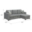 Pensole - Reversible Pop - Up Sleeper Sectional