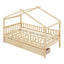 House Bed With 2 Drawers