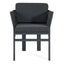 7 Piece Outdoor Dining Set With Table And 6 Chairs - Black / Teak / Gray