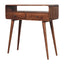 Solid Wood Curved Console Table