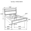 Annie - 5 Piece Bedroom Set