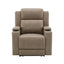 Lugo - Power Motion Recliner With Cup Holder - Camel