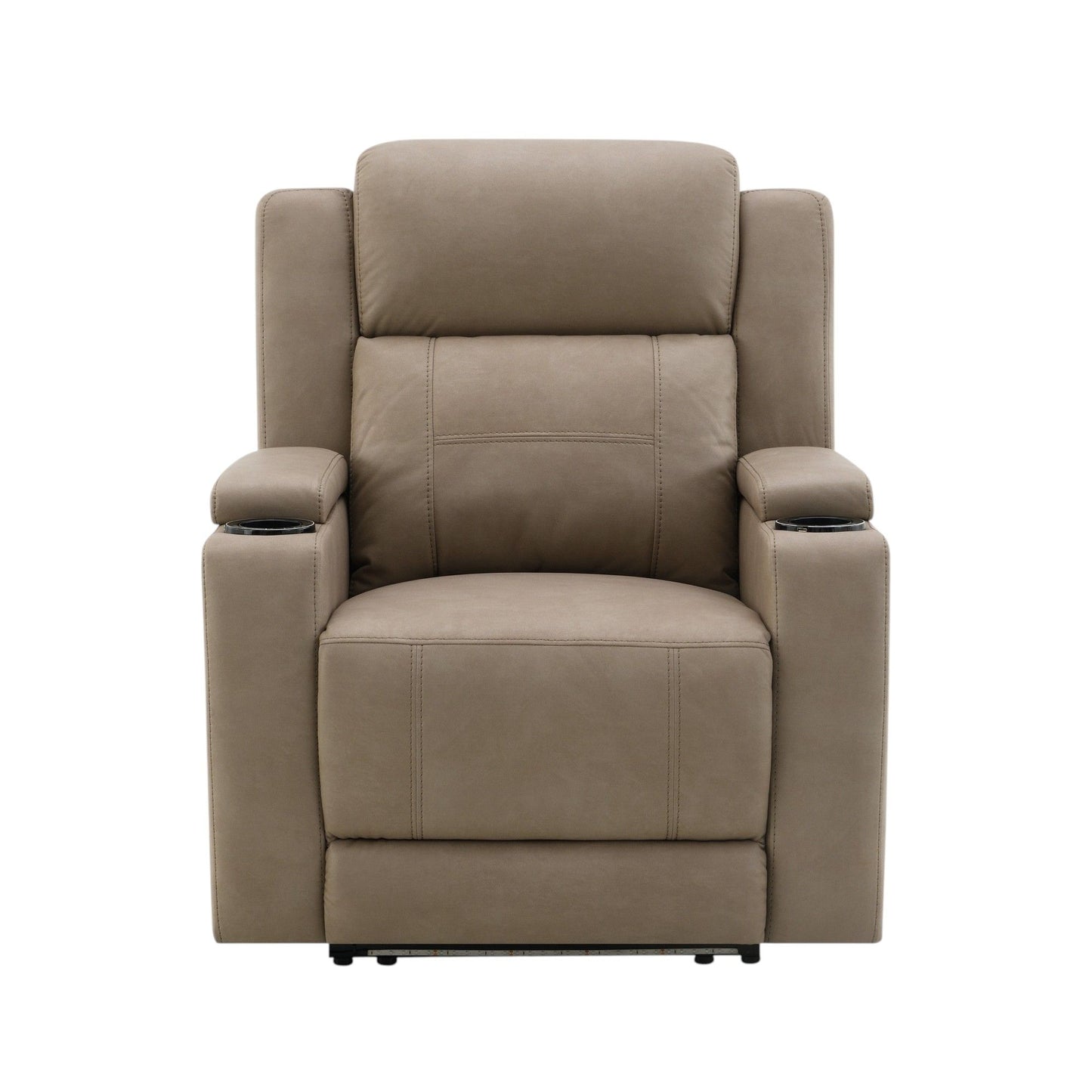 Lugo - Power Motion Recliner With Cup Holder - Camel