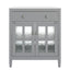 Bathroom Vanity With Ceramic Sink, Adjustable Shelf & Tip Out Tray