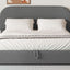 Upholstered Platform Bed With Hydraulic Storage System