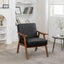 Accent Chair, Classic Mid Century Modern For Extra Seating