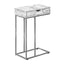 Accent Table, C - Shaped Contemporary & Modern Design