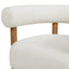 Fuji - Barrel Accent Arm Chair - Ivory White