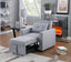 Zoey - Convertible Sleeper Chair With Side Pocket