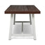 Equilibrium - Outdoor Dining Table With Wooden Frame And Slat Top