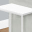 Accent Side Table, Narrow, Small, 2 Tier, Contemporary & Modern
