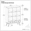 Draper - 9 Cube Storage With Drawers - Brown