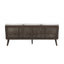 Genova - Patio Sofa With Two Accent Pillows - Gray